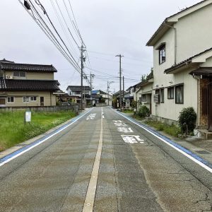 売地｜富山市犬島4丁目　ゆとりの約106坪！建築条件なし・前面道路消雪付