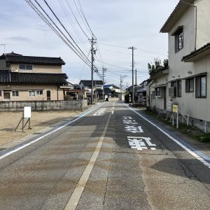 売地｜富山市犬島4丁目　ゆとりの約106坪！建築条件なし・前面道路消雪付