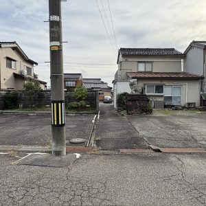 富山市不二越町|駐車場としての利用もおすすめ・利便性の良い住宅地