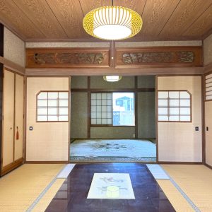 富山市金山新|立山連峰が一望!約111坪の広い敷地・ゆとりある平屋住宅