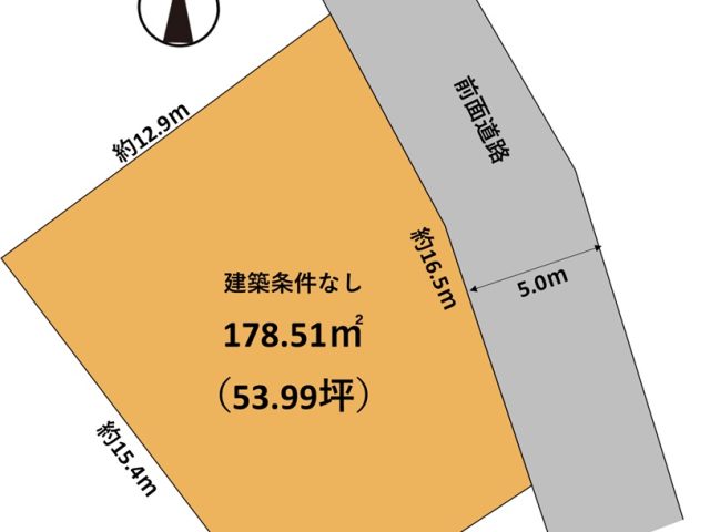 売地｜黒部市三日市 明峰中学校すぐそば！駅・コンビニ徒歩圏内♪のサムネイル画像