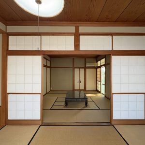 富山市布目｜ゆとりある平屋住宅・2台入インナーガレージ付