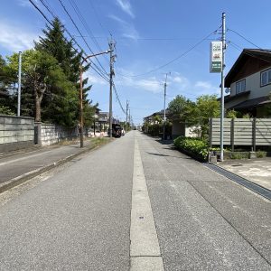 富山市藤の木園町｜小学校徒歩圏内＆前面道路は歩道があり安心の住環境