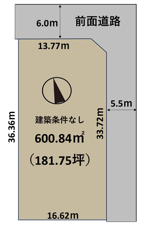 黒部市六天|181.75坪・8号線に近く、各方面へのアクセス良好の間取り