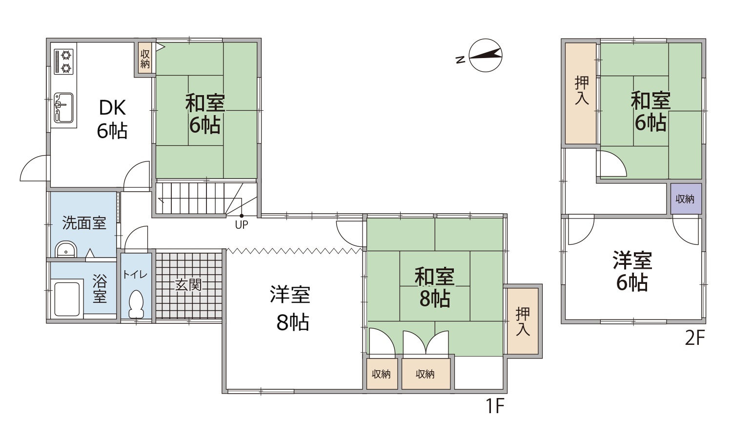 富山市婦中町分田|小学校徒歩圏内・商業施設充実で利便性◎の間取り